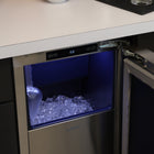 Sapphire Series 5 Indoor Clear Ice Machine, Square Cube, ADA Height, Drain Pump