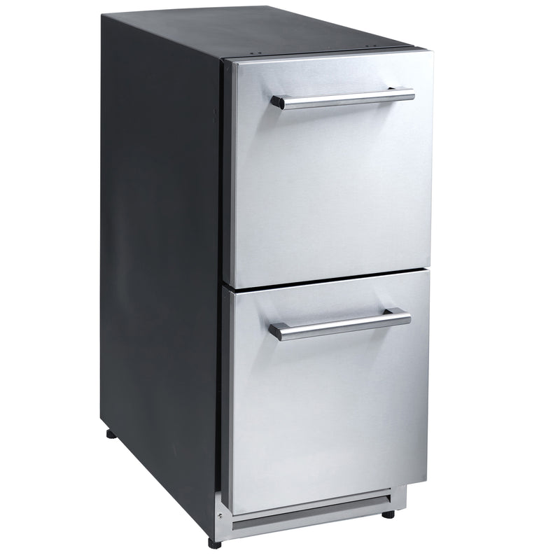 Sapphire Series 3 Premium Indoor/Outdoor Refrigerator with 2 Drawers